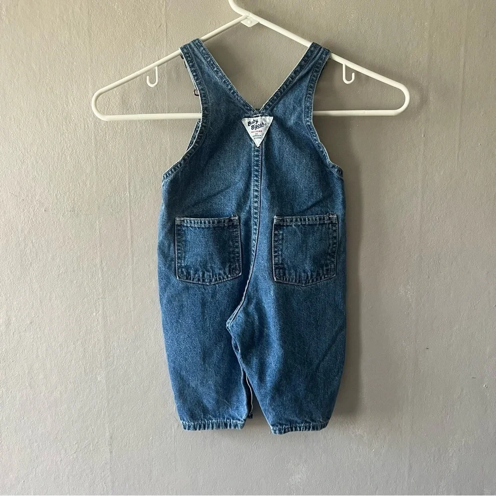 Oshkosh B’Gosh Embroidered Sports Overalls Size 6/9M